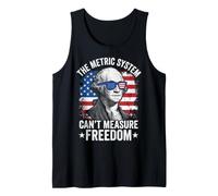 The Metric System Can't Measure Freedom Funny Tank Top