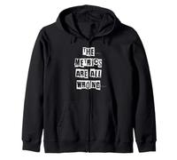 The Metrics Are All Wrong Zip Hoodie