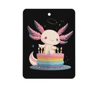 The Mexican Axolotls And Cake Car Aromatherapy Tablets | Air Freshener Hanging Scented Cards Home Rooms Bathrooms Wardrobe