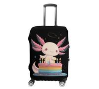 The Mexican Axolotls and Cake Luggage Case Cover Protective Suitcase Covers Anti Scratch Baggage Washable Fits 19-32 Inch L