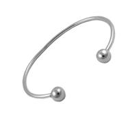 The Mexican Collection 925 Sterling Silver Detachable Ball Bead Charm Bracelet Cuff