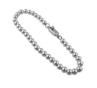 The Mexican Collection Beaded 925 Sterling Silver Polished Bracelet