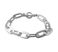 The Mexican Collection Hallmarked Sterling 925 Silver Curb Chain Bracelet
