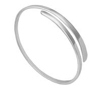 The Mexican Collection Solid 925 Sterling Silver Open Circle Overlap Bracelet