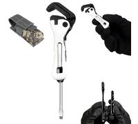 The Micro Stubby,Micro Stubby Wrench,2026 New Micro Self Adjusting Wrench, Micro Stubby Pipe Vise Wrench,Portable Multifunctional Wrench, Universal Size, 2 In 1 Wrench Tool For Tight Spaces (1)