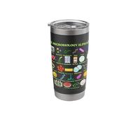 The Microbiology Alphabet, Cool Science and Microbiology Stainless Steel Insulated Tumbler
