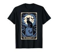 The Midnight Cat Halloween Tarot Card Costume Kitten Lover T-Shirt