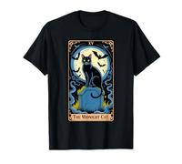 The Midnight Cat Halloween Tarot Card Costume Kitten Lover T-Shirt