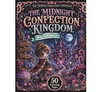 The Midnight Confection Kingdom: A Grayscale Wonderland Coloring Book: A Cute Midnight Candy Fantasy Coloring Book for Adults with 50 Victorian Chibi ... Scenes (The Crooked Confection Chronicles)