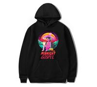 The Midnight Gospel Clancy Gilroy Hoodies Man/Woman Sweatshirts Printed Casual Clothes (Black,XS)