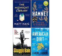 The Midnight Library, Hamnet, Shuggie Bain, American Dirt 4 Books Collection Set