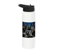 The Midnight Woods Crew Selfie Funny Hallowen Stainless Steel Insulated Water Bottle