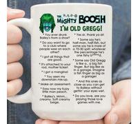 The Mighty Boosh I'm Old Gregg Quotes White Ceramic 11oz Coffee Mug