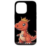 The Mighty Dinosaur King with a Golden Crown Case for iPhone 14 Pro Max