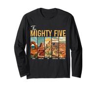 The Mighty Five National Parks Utah Souvenir Vintage Long Sleeve T-Shirt