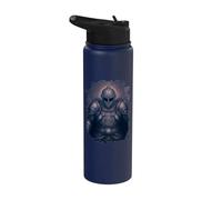 The Mighty Knight with Powerful Aura Stainless Steel Insulated Water Bottle