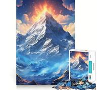 The Mighty Mountains Jigsaw Puzzles 1000 Pieces for Teenagers Strong Logic Toy Home Activity Clear Edge Cherished Gift (38x52cm)