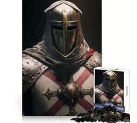 The Mighty Templar Knight 1000 Piece Jigsaws for Teenagers Puzzle Mind Challenge Toy Calm Pastime Precise Cut Lovely Gift (38x52cm)