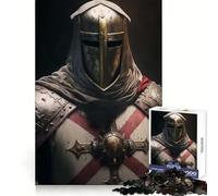 The Mighty Templar Knight Teenagers 1000 Piece Jigsaw Puzzle Think Smart Toy Bonding Time Smooth Cut Santa Wish List (38x26cm)
