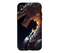 The mightyest dragon knight in fire Case for iPhone X/XS