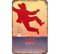 The Milagro Beanfield War Movie Poster Retro Funny Metal Tin Sign, Outdoor Home Wall Decoration 8x12inch