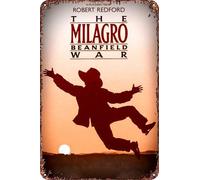 The Milagro Beanfield War Movie Poster Retro Funny Metal Tin Sign, Outdoor Home Wall Decoration 8x12inch