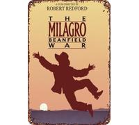 The Milagro Beanfield War Movie Poster Retro Funny Metal Tin Sign, Outdoor Home Wall Decoration 8x12inch