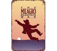 The Milagro Beanfield War Movie Poster Retro Funny Metal Tin Sign, Outdoor Home Wall Decoration 8x12inch