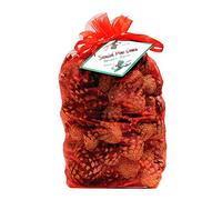 The Milford Collection Scented Christmas Pine Cones in Brown, Size 500g, natural | Charlies