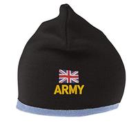 The Military Store Army (New Logo) Beanie Hat Black/Sky