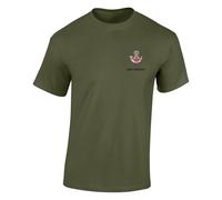 The Military Store Light Infantry Embroidered T-Shirt, Military Green, 3X Large
