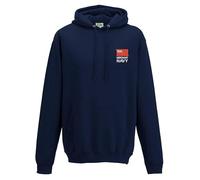 The Military Store Merchant Navy Embroidered Hoodie, Navy, Medium