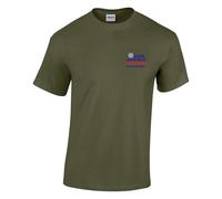 The Military Store RAF Air Cadets Embroidered T-Shirt, Military Green, 2X Large