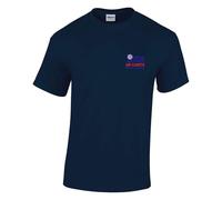 The Military Store RAF Air Cadets Embroidered T-Shirt, Navy, X Large
