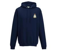 The Military Store RAF Regiment Embroidered Hoodie, Navy, Small