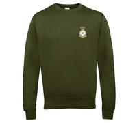 The Military Store RAF Regiment Embroidered Sweatshirt, Military Green, Medium