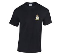 The Military Store RAF Regiment Embroidered T-Shirt, Black, Large