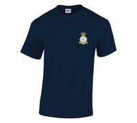 The Military Store RAF Regiment Embroidered T-Shirt, Navy, 2X Large