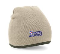 The Military Store Royal Air Force - RAF Beanie Hat (Stone/Olive)