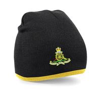 The Military Store Royal Artillery Beanie Hat Black/Gold
