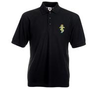 The Military Store Royal Electrical Mechanical Engineers Embroidered Polo Shirt, Black, X Large