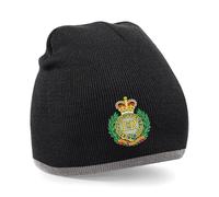 The Military Store Royal Engineers Beanie Hat Black/Grey