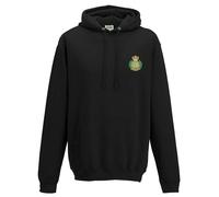 The Military Store Royal Engineers Embroidered Hoodie, Black, 3X Large