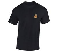 The Military Store Royal Military Academy Sandhurst Embroidered T-Shirt, Black, Medium