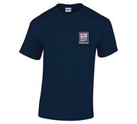 The Military Store Royal Navy Embroidered T-Shirt, Navy, 2X Large