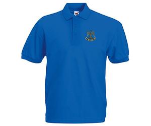 The Military Store Royal Scots Greys Embroidered Polo - Royal Blue - Medium