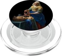 The Milkmaid by Johannes Vermeer (no background) PopSockets PopGrip for MagSafe
