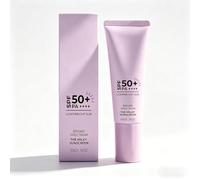 The Milky Sunscreen, Broad Spectrum SPF 50+ P Daily Light-Weight Sun Protection with No White Cast, Non-Greasy UV Blocker for Beach, Pool, Outdoor Activities (1Pack)