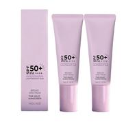 The Milky Sunscreen Broad Spectrum SPF 50+ P Lightweight, Daily Use, isible Sun Damage Correction, with Vitamin E and Aloe, 50g (2 PCS)
