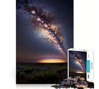 The Milky Way Galaxy Core Hard Jigsaw Puzzle for Adults 1000 Pieces Strengthen Recall Stress Release Premium Edge Fine Art Piece (50x75cm)